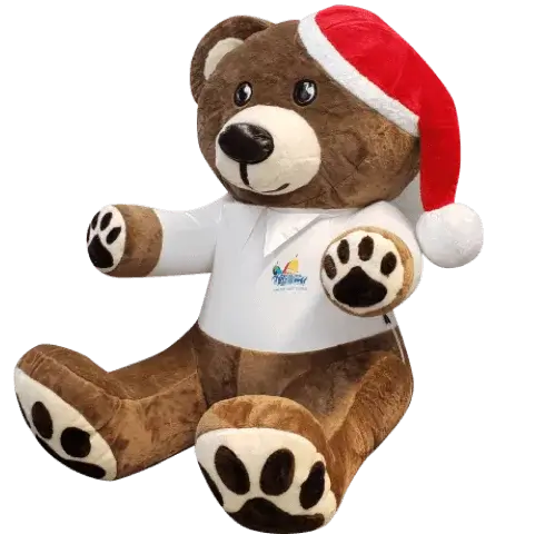Urso Inflável 3D Mídias