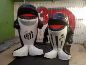 Fantasias Infláveis 3D Mídias Balões Time Santos
